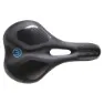 Brn Memory Foam Flow Sport Cykelsadel, Black, 170mm