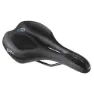 Brn Memory Foam Flow Sport Cykelsadel, Black, 170mm