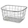 Brn Metal Framkorg, Silver, One Size