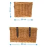 Brn Mini Natural Lid Korg, Brown, One Size