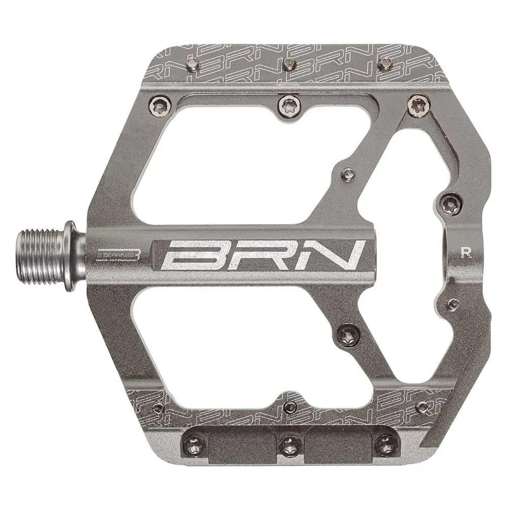 Brn Mizar Cykelpedaler, Titanium, One Size