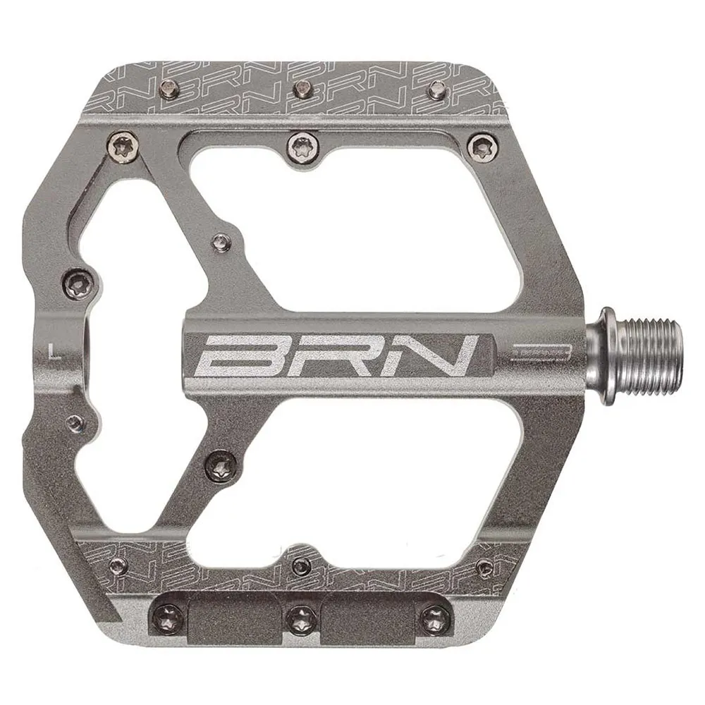 Brn Mizar Cykelpedaler, Titanium, One Size