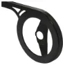 Brn Montebello 42/46 Frontskydd, Black, One Size