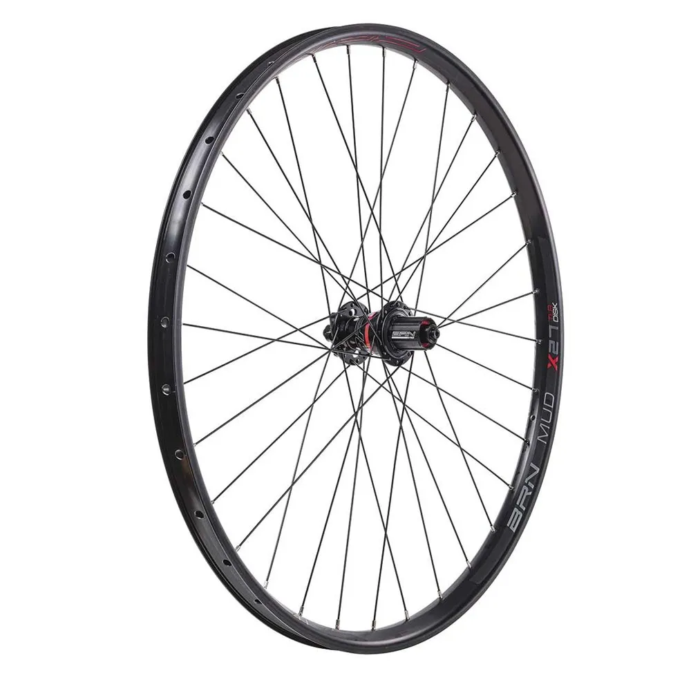 Brn Mud X30 29´´ 11s Tubeless Mtb-hjulset, Black, 12 x 100/12 x 135/142mm, Shimano/Sram HG