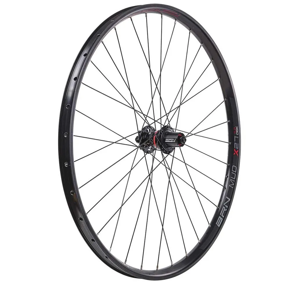 Brn Mud X30 29´´ 12s Tubeless Mtb-hjulset, Black, 12 x 100/12 x 135/142mm, Shimano/Sram HG