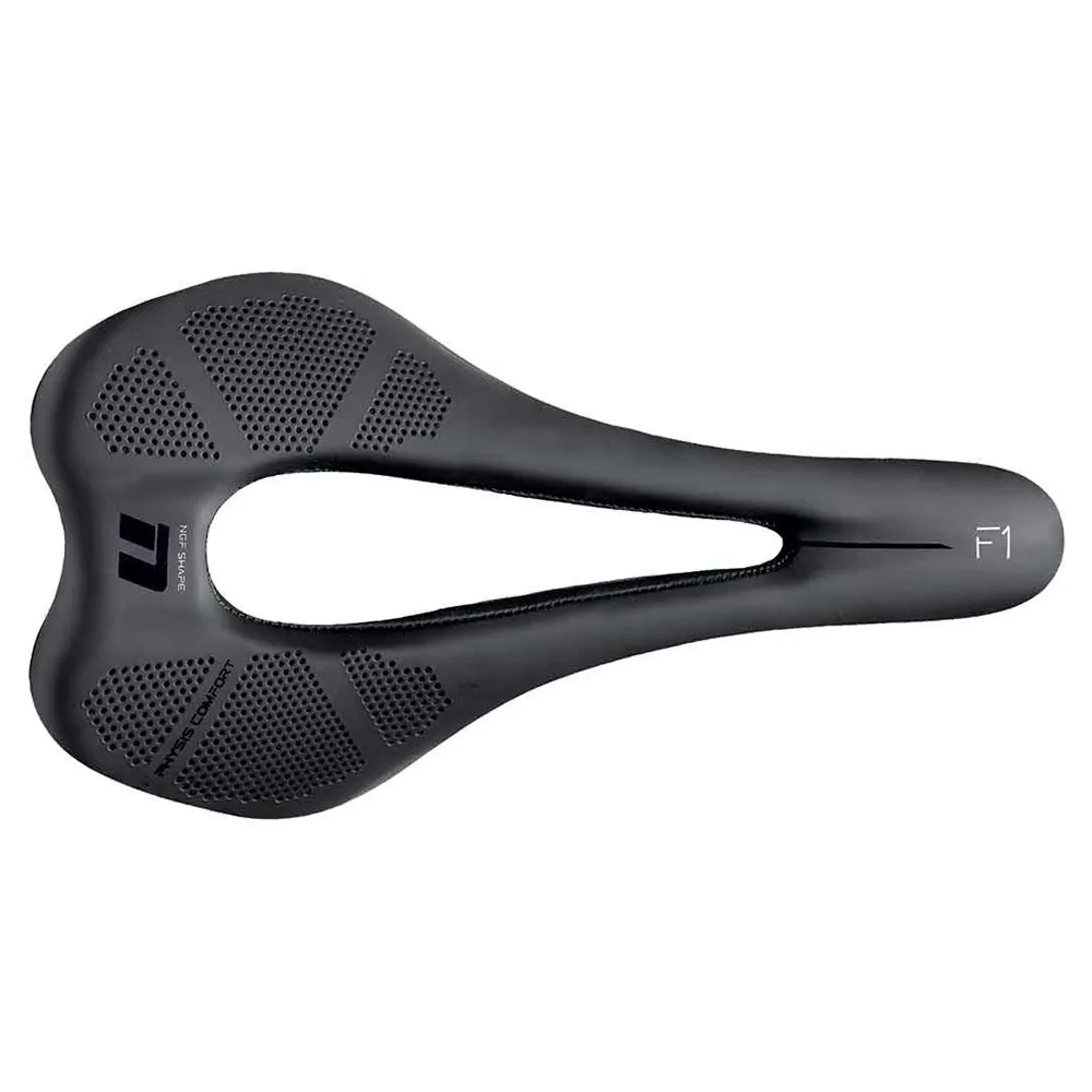 Brn Ngf Shape F1 Cykelsadel, Black, 137mm