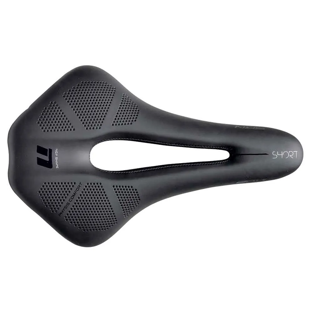 Brn Ngf Shape Short Cykelsadel, Black, 147mm