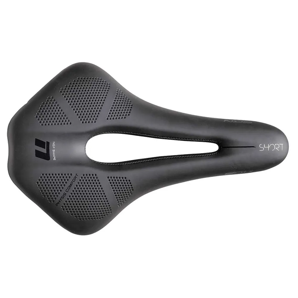 Brn Ngf Shape Short Cykelsadel, Black, 147mm