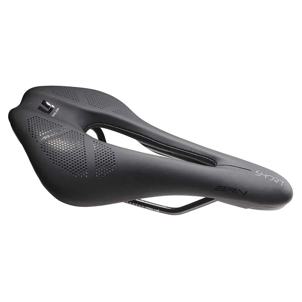 Brn Ngf Shape Short Cykelsadel, Black, 147mm