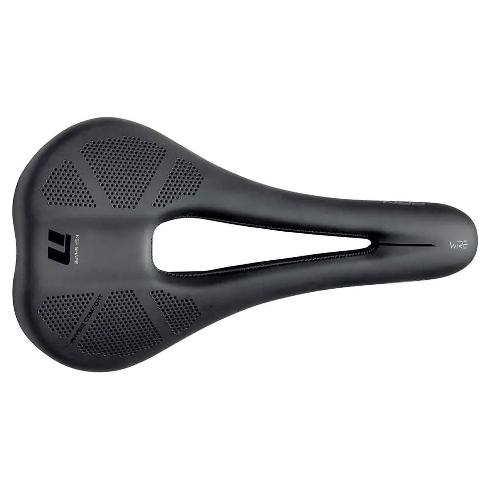 Brn Ngf Shape Wire Cykelsadel, Black, 140mm