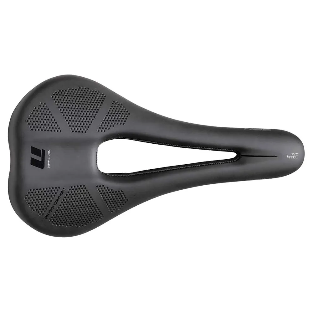 Brn Ngf Shape Wire Cykelsadel, Black, 140mm