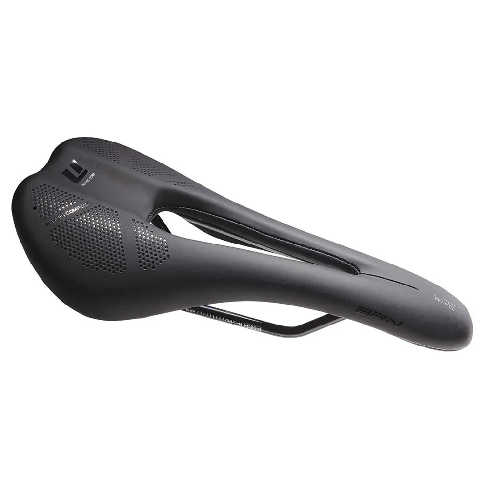 Brn Ngf Shape Wire Cykelsadel, Black, 140mm