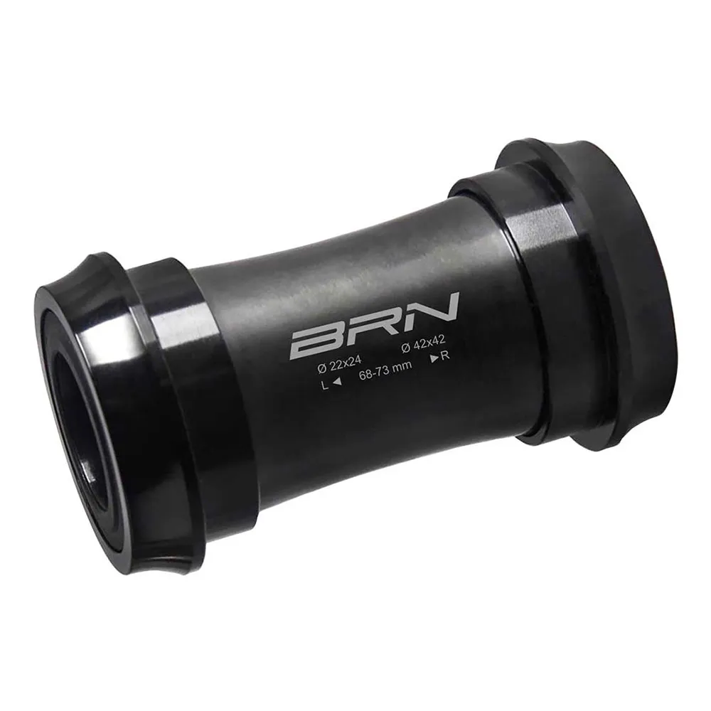 Brn Press Fit 22x24 Mm 42 Mm Vevlagerskoppar, Black, 68/73mm