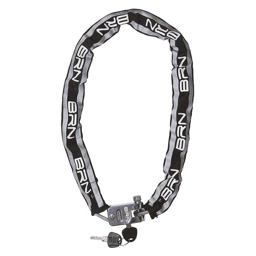 Brn Reflective Metal Kedjelås, Black / silver, 6 x 900mm