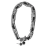 Brn Reflective Metal Kedjelås, Black / silver, 6 x 900mm