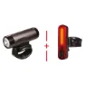 Brn Roller + Bolt Cykellampset, Black, One Size
