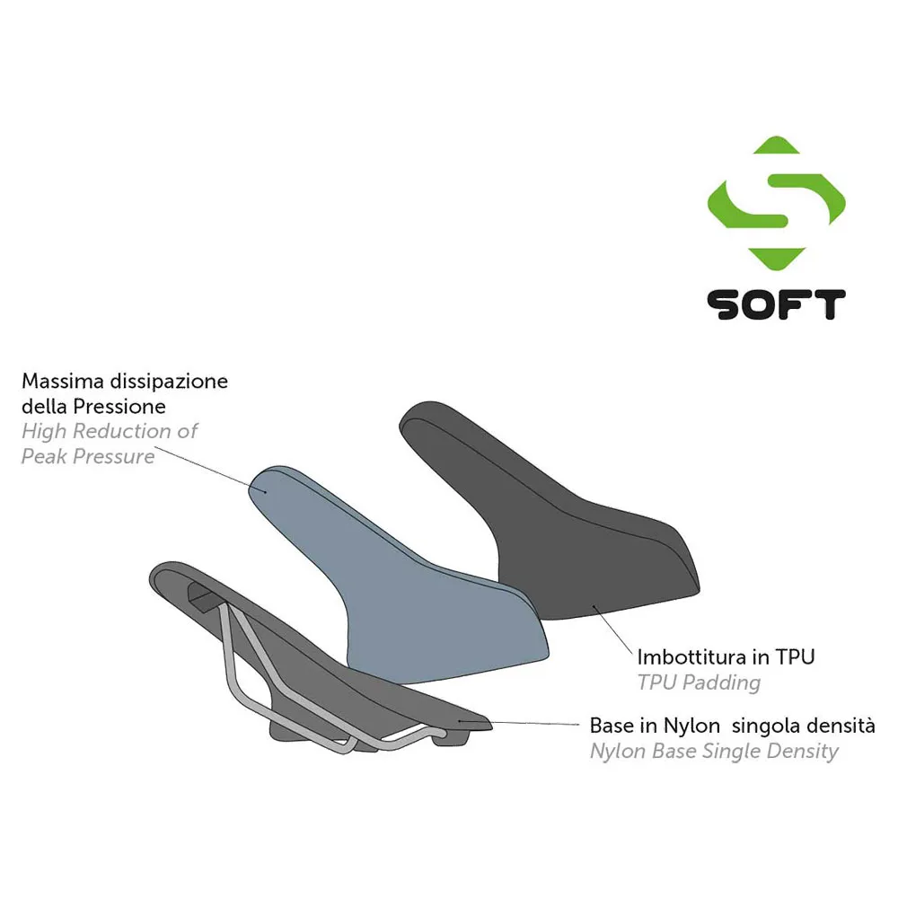 Brn Soft Cykelsadel