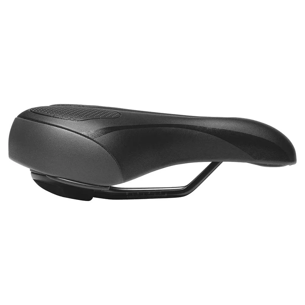 Brn Soft Gel Donna Relax Cykelsadel, Black, 190mm