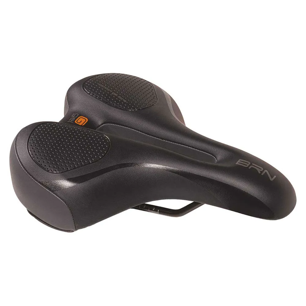 Brn Soft Gel Donna Relax Cykelsadel, Black, 190mm