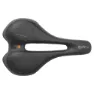 Brn Soft Gel Sport Relax Cykelsadel, Black, 155mm
