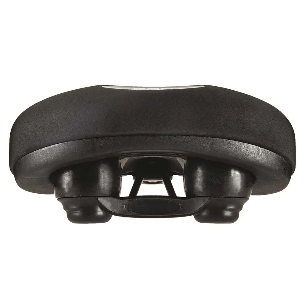 Brn Soft Relax Cykelsadel, Black, 215mm