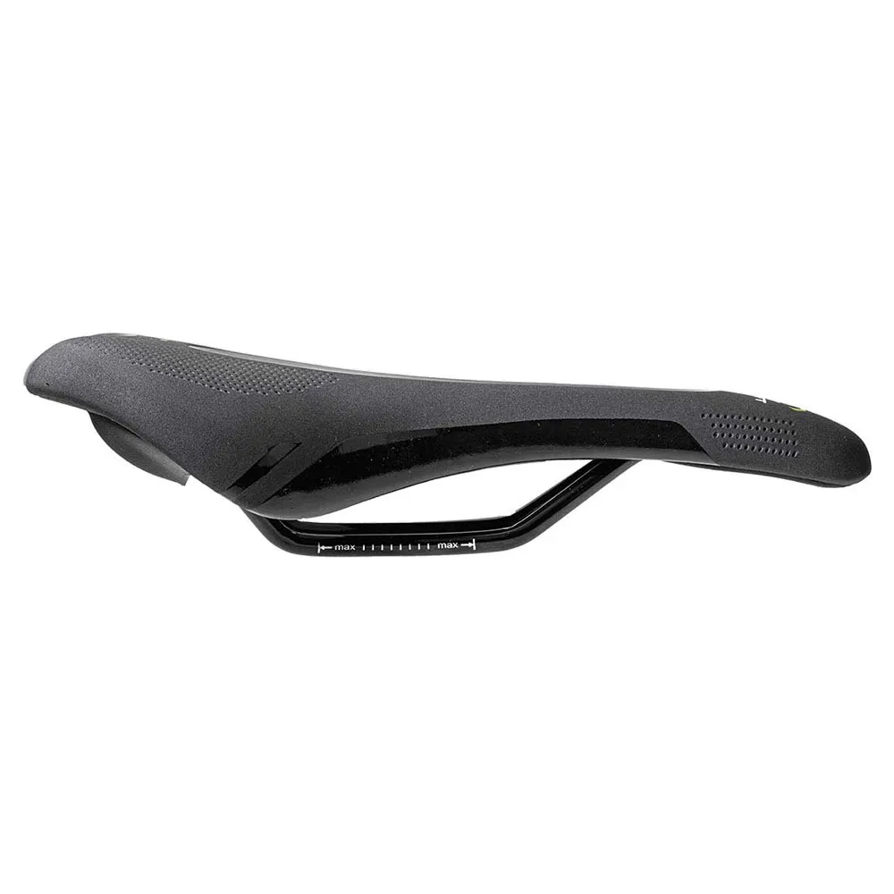 Brn Soft Sport Cykelsadel, Black, 145mm