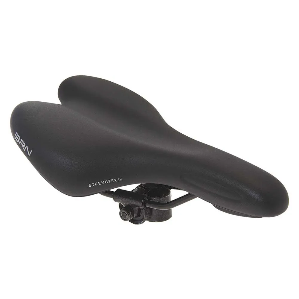 Brn Spinbike Strengtex Cykelsadel, Black, 155mm