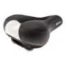 Brn Super Comfort Cykelsadel, Black / grey, 205mm