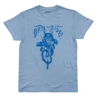 Brn To Ride Devil T-shirt Med Korta ärmar