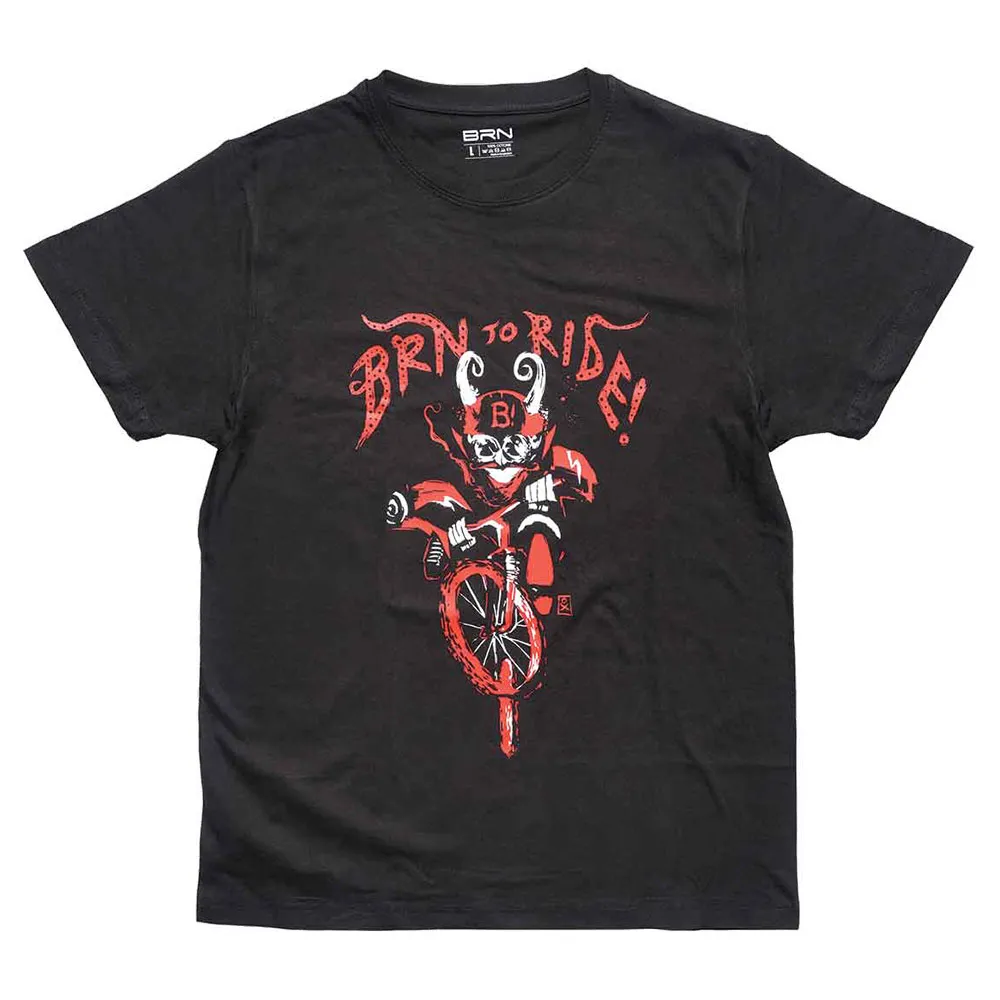 Brn To Ride Devil T-shirt Med Korta ärmar Brn To Ride Devil T-shirt Med Korta ärmar