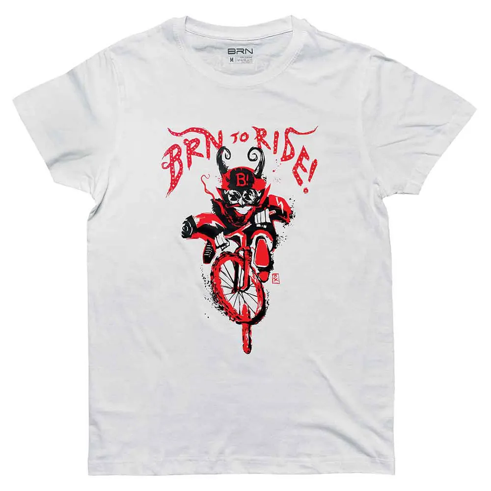 Brn To Ride Devil T-shirt Med Korta ärmar Brn To Ride Devil T-shirt Med Korta ärmar