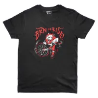 Brn To Ride Lion T-shirt Med Korta ärmar