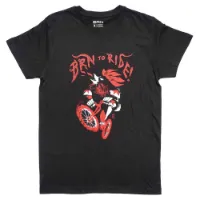 Brn To Ride Rooster T-shirt Med Korta ärmar Brn To Ride Rooster T-shirt Med Korta ärmar