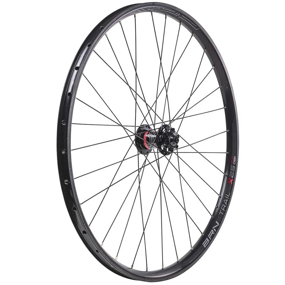 Brn Trail X25 27.5´´ 12s Tubeless Mtb-hjulset, Black, 12 x 100/12 x 135/142mm, Shimano/Sram HG