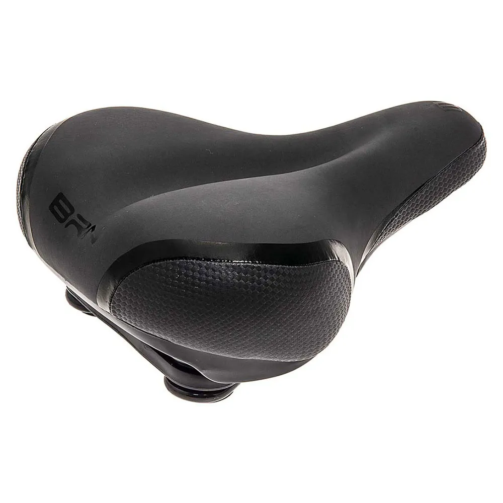 Brn Ulta Comfort Cykelsadel, Black, 200mm