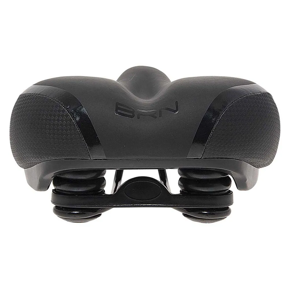 Brn Ulta Comfort Cykelsadel, Black, 200mm