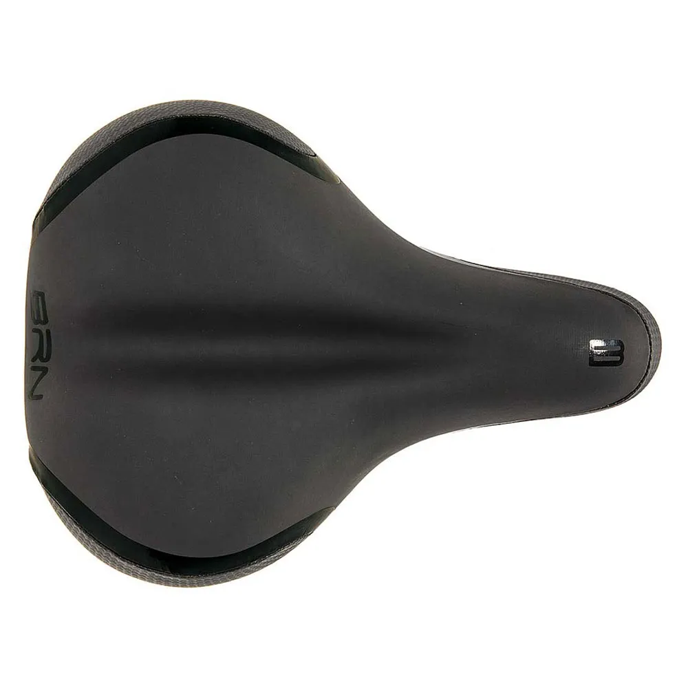 Brn Ulta Comfort Cykelsadel, Black, 200mm