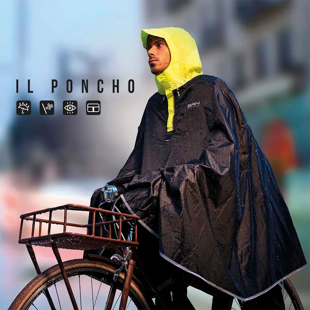 Brn Vattentät Poncho