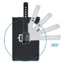 Brn Wp Telefonfodral, Black, M