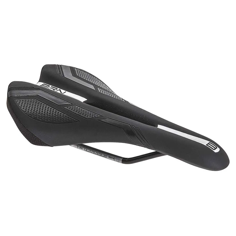 Brn X-cross Cykelsadel, Black, 135mm