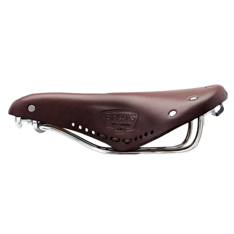 Brooks B17 Carved Short Cykelsadel Refurbished, Antique brown, One Size Brooks B17 Carved Short Cykelsadel Refurbished, Antique brown, One Size