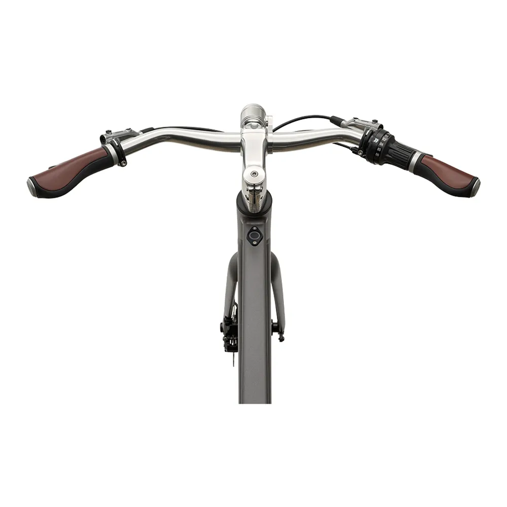 Brooks Ergonomic Leather Styrehandtag, Brown, 130 / 100mm Brooks Ergonomic Leather Styrehandtag, Brown, 130 / 100mm