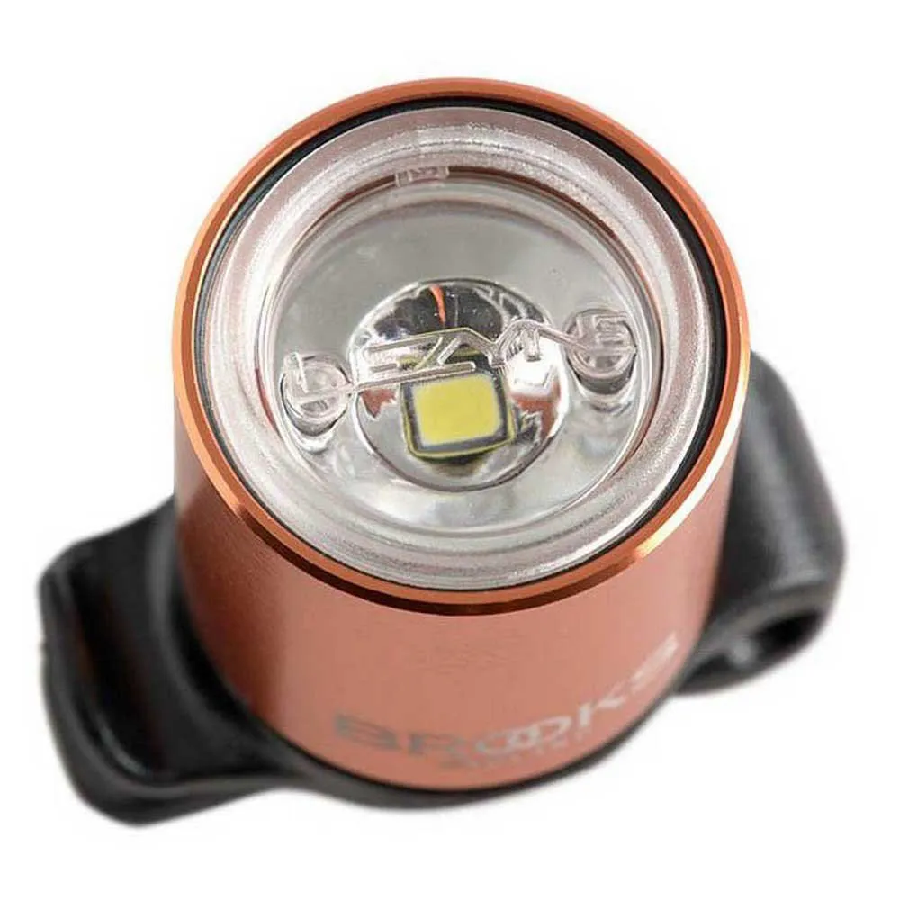 Brooks Femto Framlampa, Copper, 15 Lumens Brooks Femto Framlampa, Copper, 15 Lumens