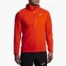 Brooks High Point Waterproof Jacka Man, Cherry tomato / phantom grey