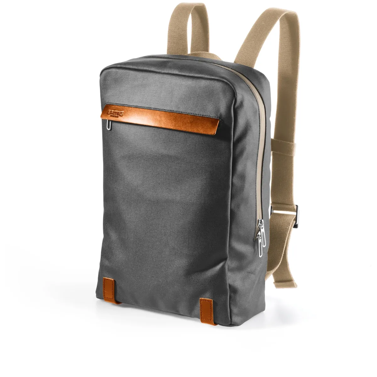 Brooks Pickzip Cotton Canvas Ryggsäck, Grå