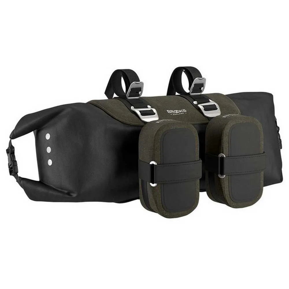 Brooks Scape Roll Styrväska 10-12l, Mud green, One Size Brooks Scape Roll Styrväska 10-12l, Mud green, One Size