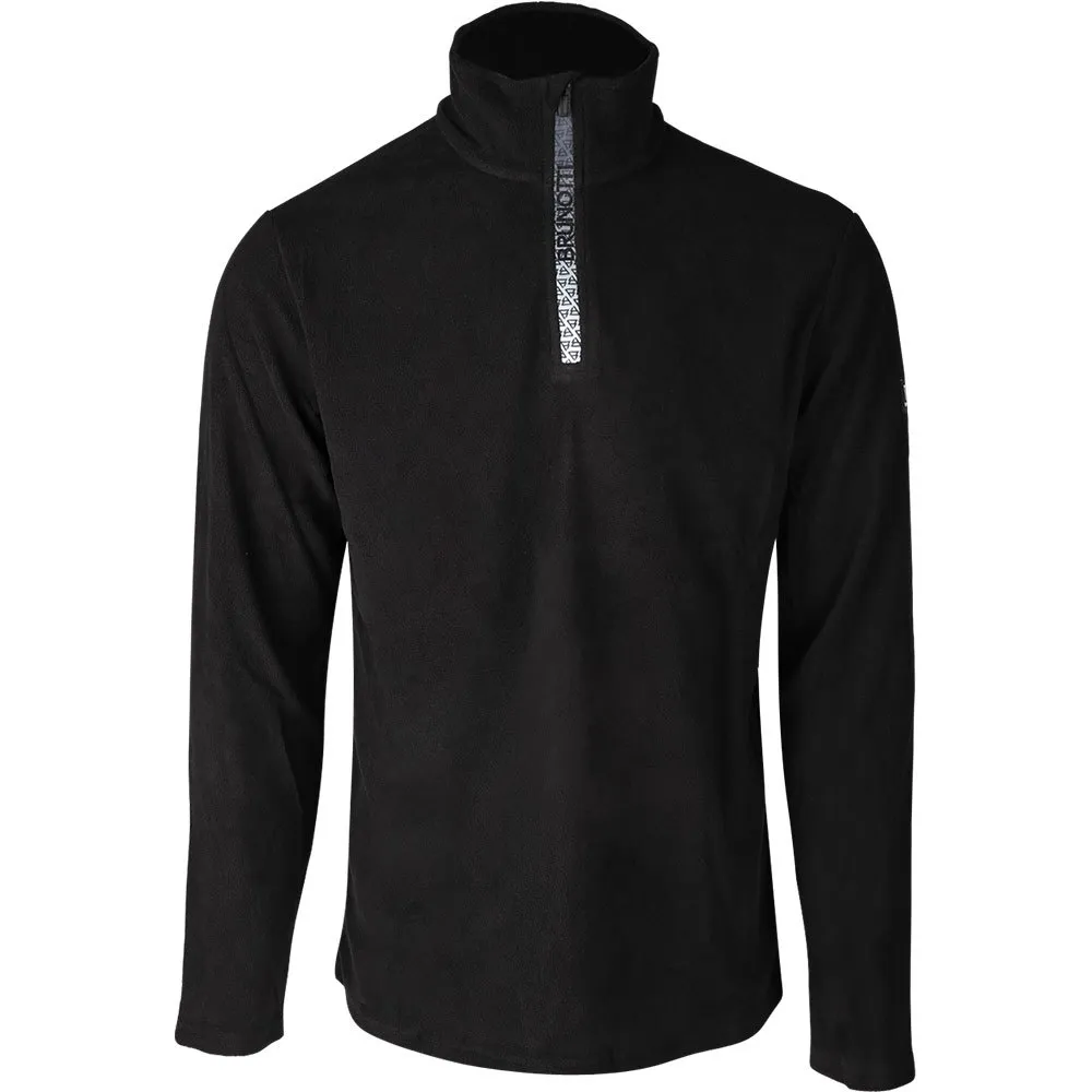 Brunotti Tenno-n Fleece Med Halv Dragkedja, Black