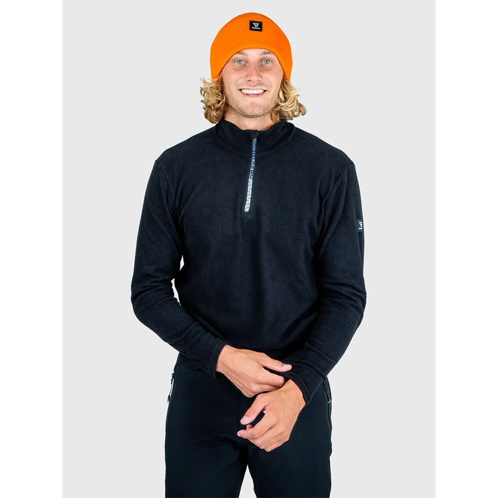 Brunotti Tenno-n Fleece Med Halv Dragkedja, Black