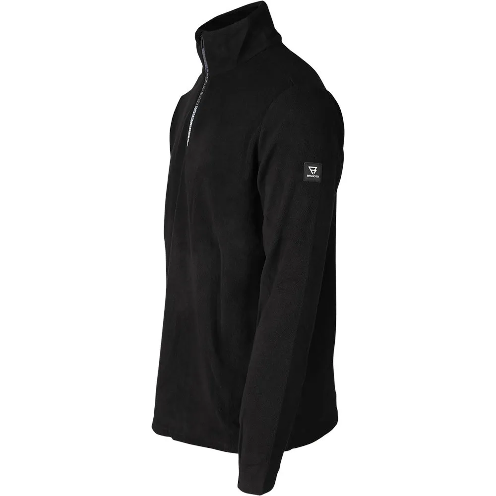 Brunotti Tenno-n Fleece Med Halv Dragkedja, Black