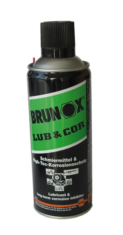 Brunox LUB&CORE Kedjespray/Rostskydd, 400ml
